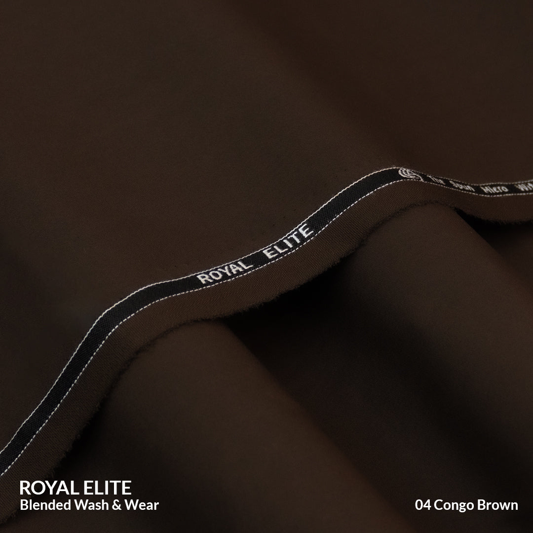 Royal Elite |  Swiss Finish Wash & Wear