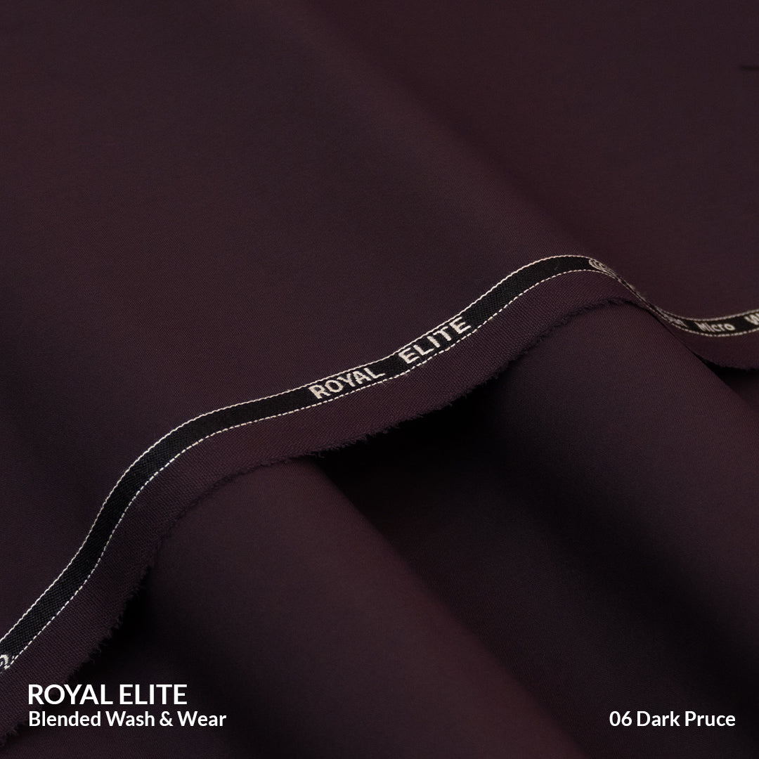 Royal Elite |  Swiss Finish Wash & Wear