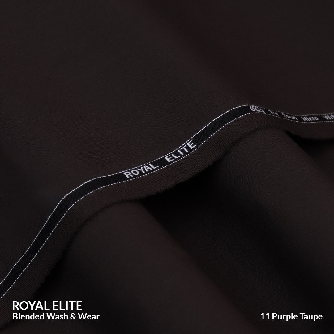 Royal Elite |  Swiss Finish Wash & Wear
