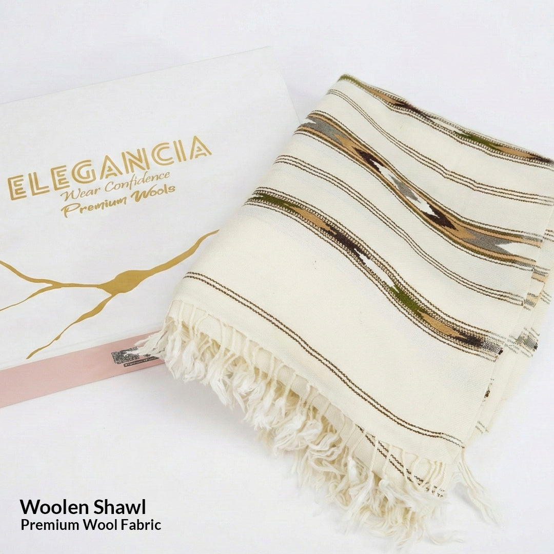 100% Woolen Shawl | Luxury Boski Color